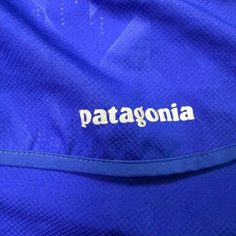 Patagonia Strider Pro Running Shorts Womens Medium Blue Geometric Trail Athletic - Picture 4 of 8